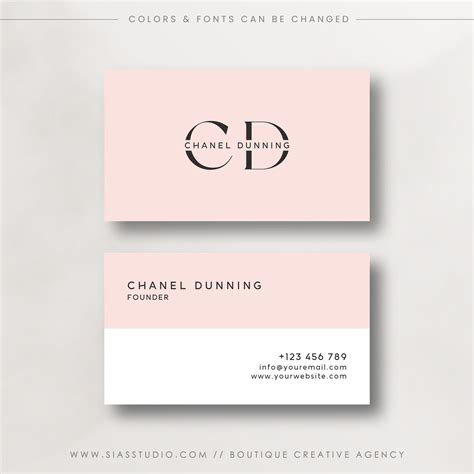 business card chanel|Famous Business Cards To Inspire Your Designs .